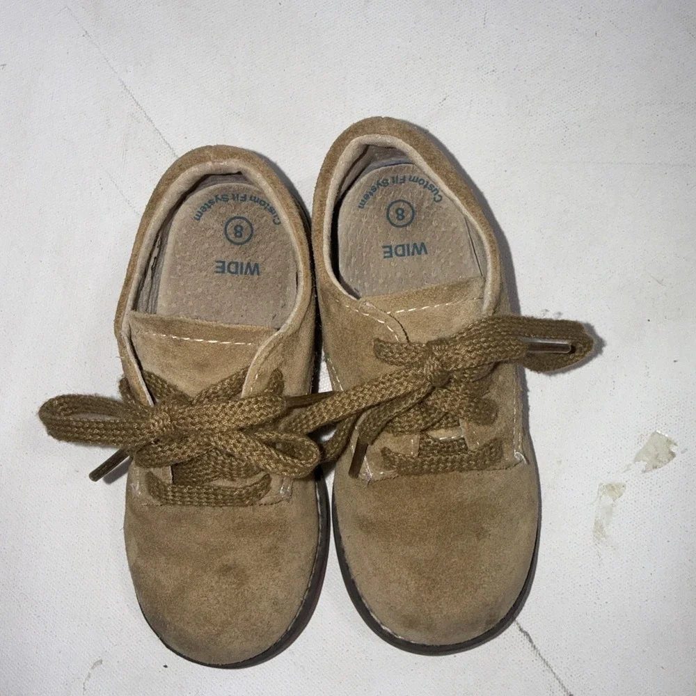 Footmates Bucky Brown Classic Leather Loafer Walking Toddler Or Kids Shoe 8 Wide
